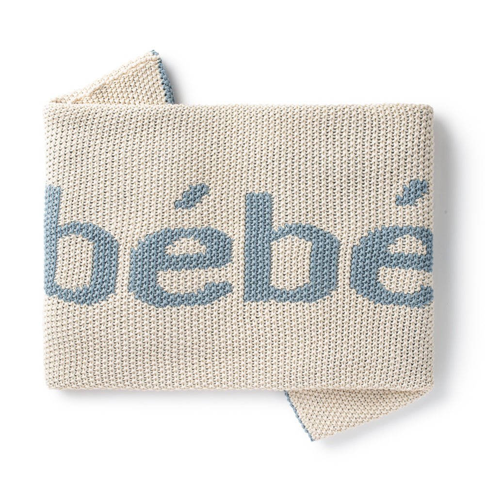 DH Bebe Blue Baby Blanket