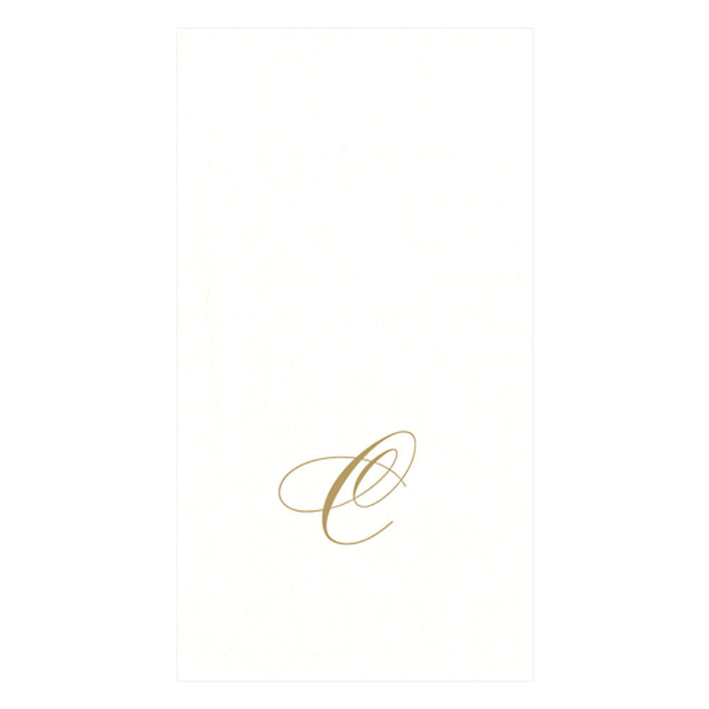 Caspari Airlaid Napkins Gold