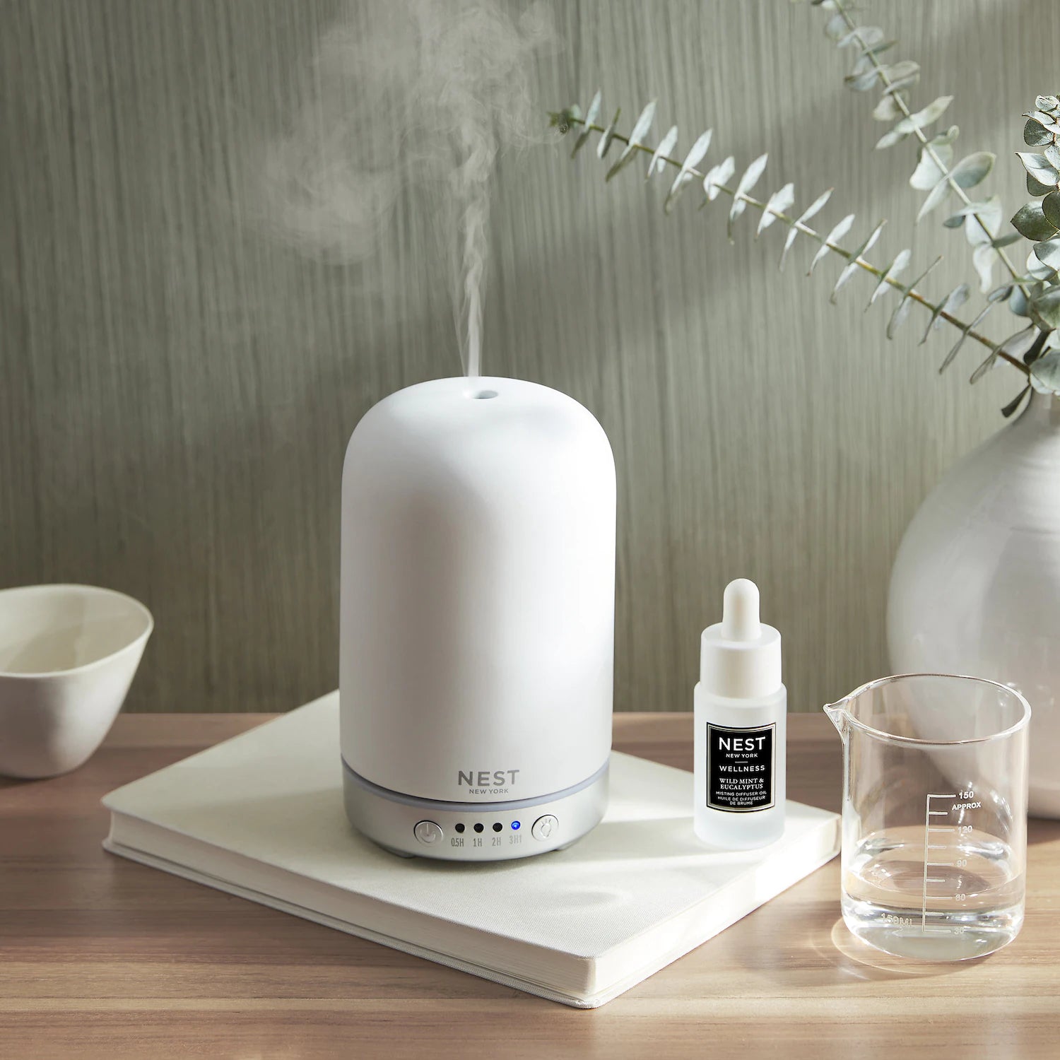 Nest Wild Mint & Eucalyptus Misting Diffuser Set