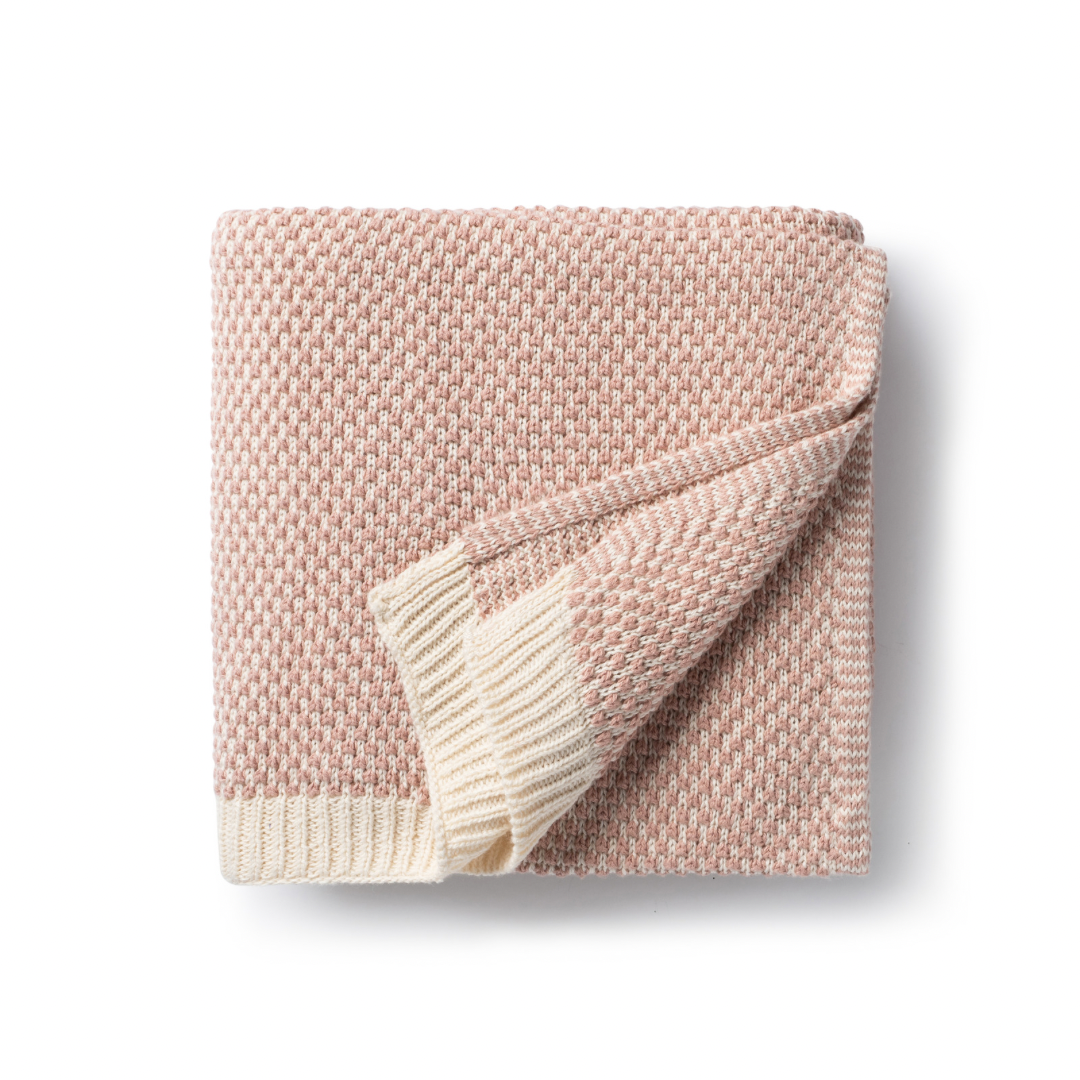 DH Brunello Rose Baby Blanket