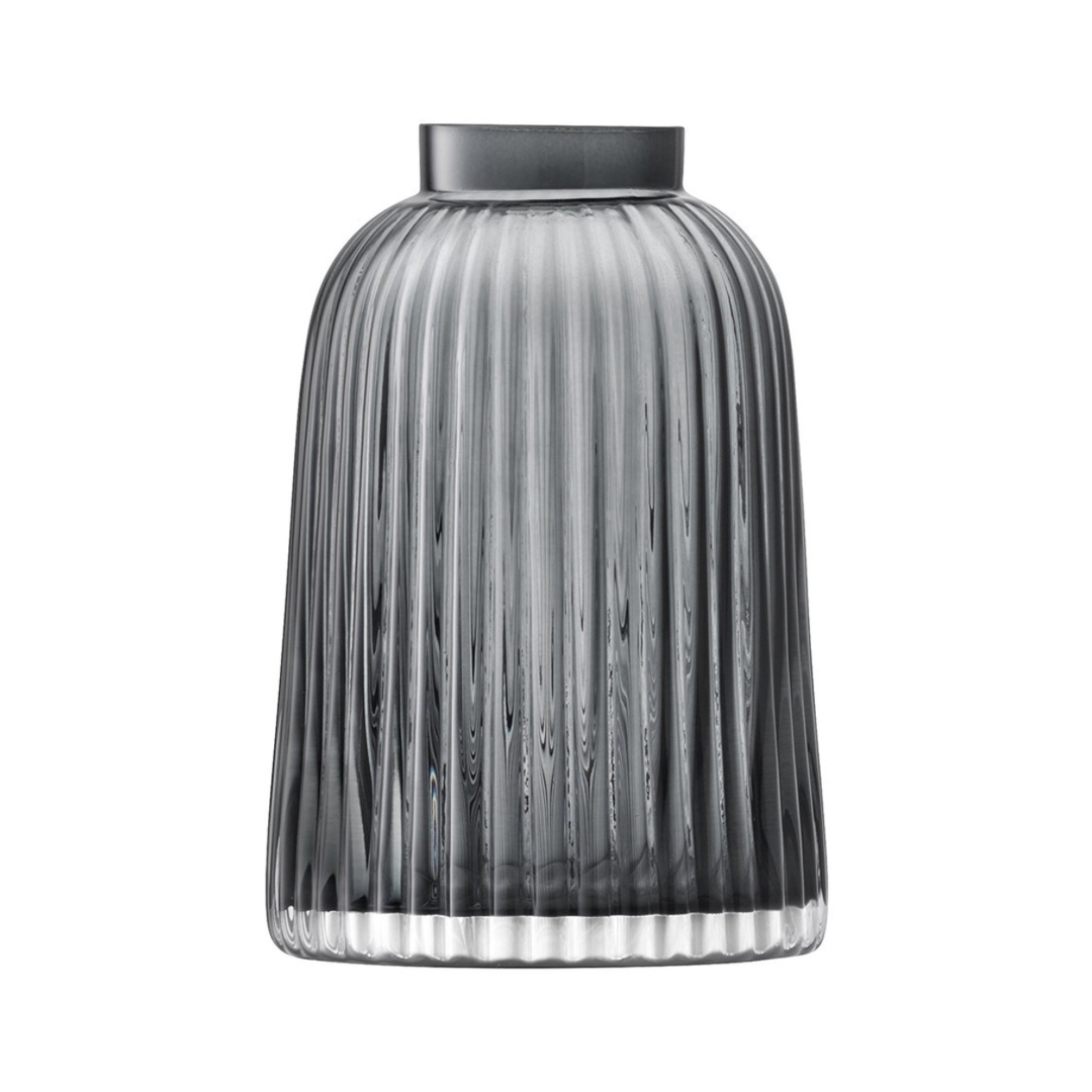 Pleated Vase Gray