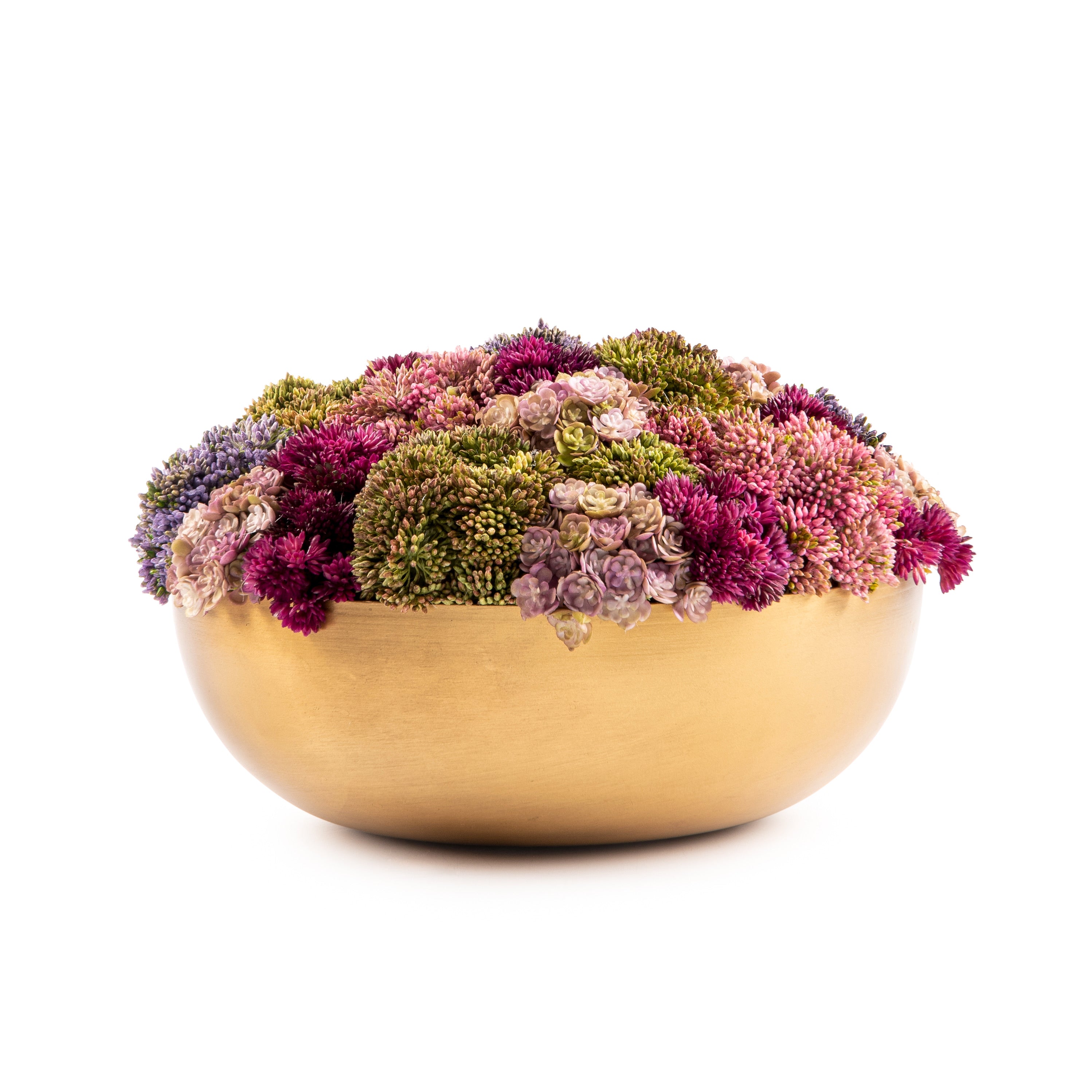 DH Gold Floral Pot