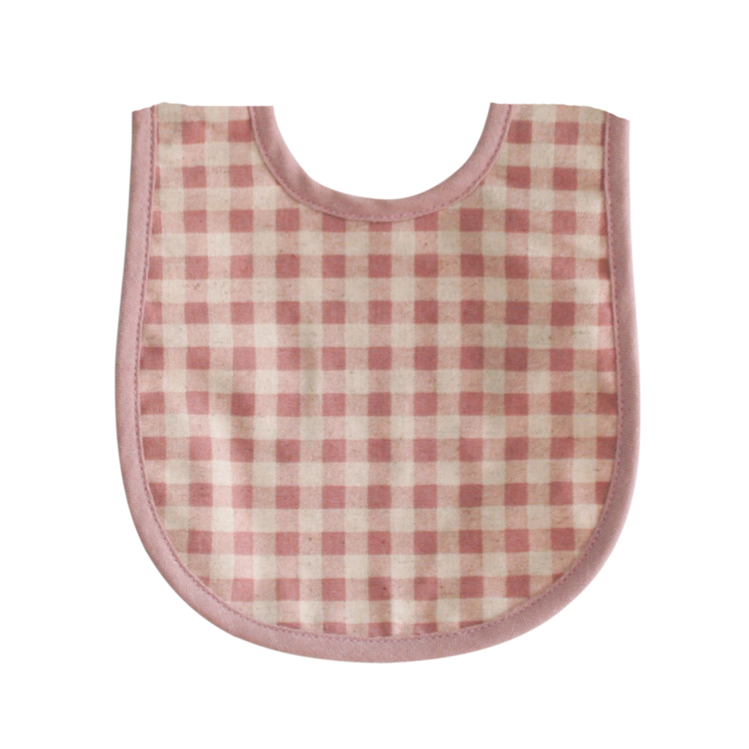 Rose Check Bib