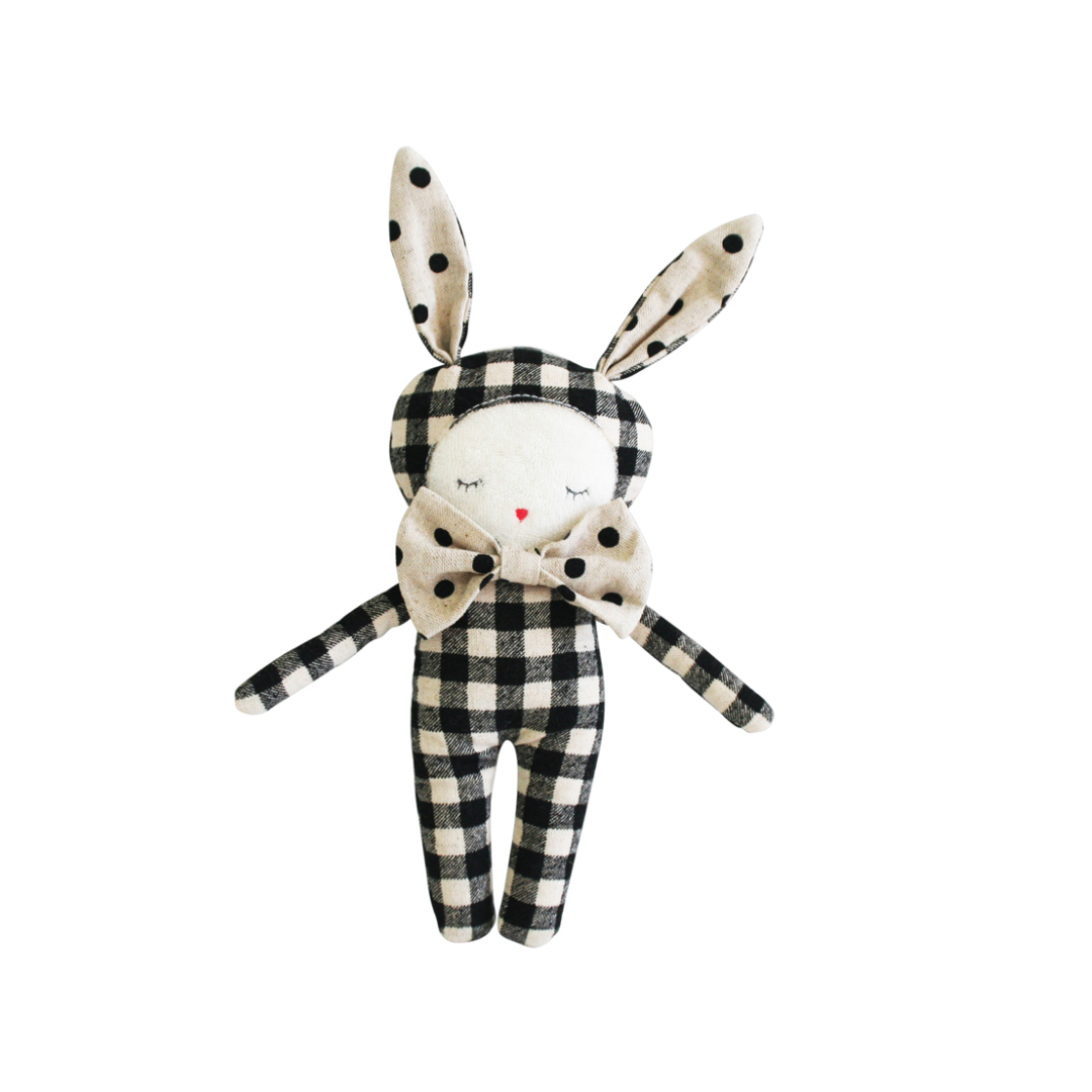 Dream Bunny Black Check