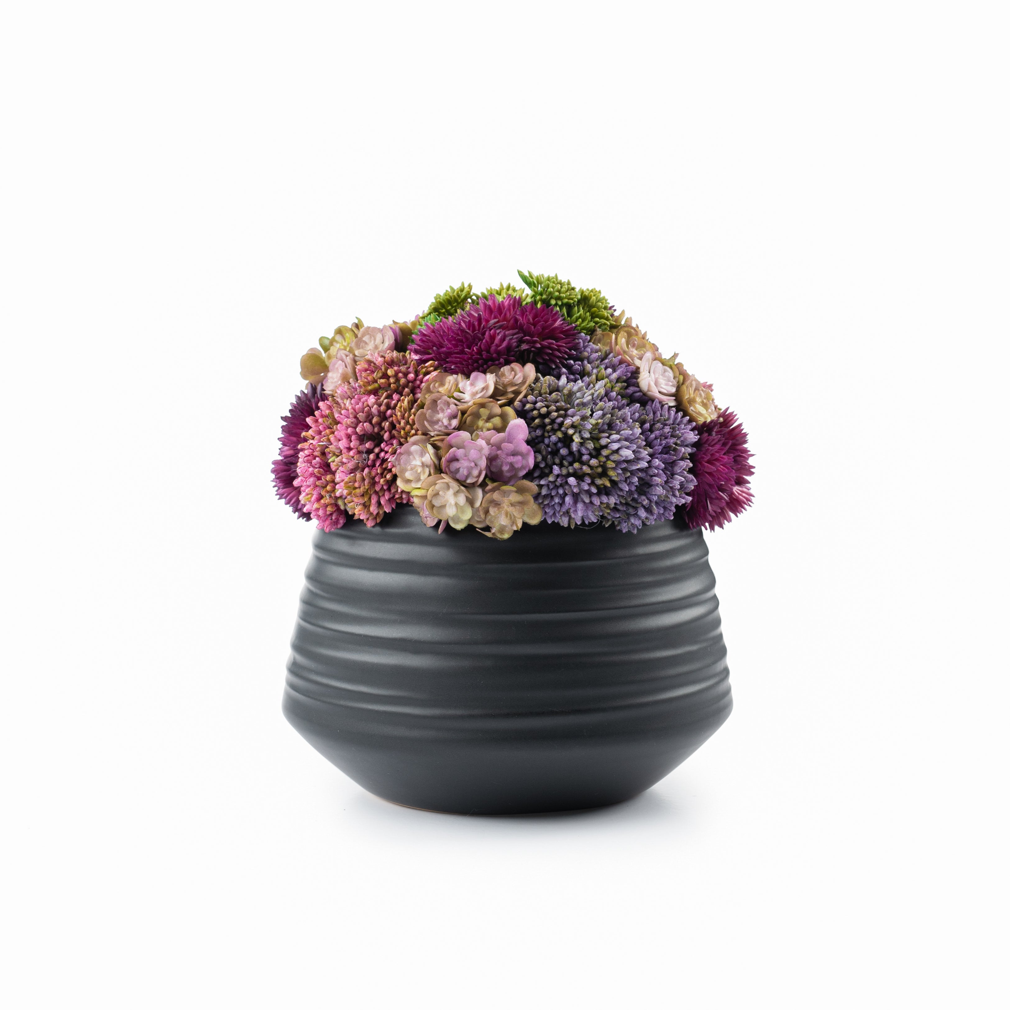 DH Floral Black Mini Decor