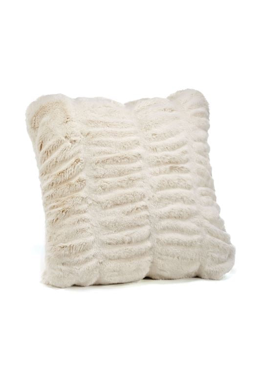 Fabulous Furs Couture Ivory Pillow