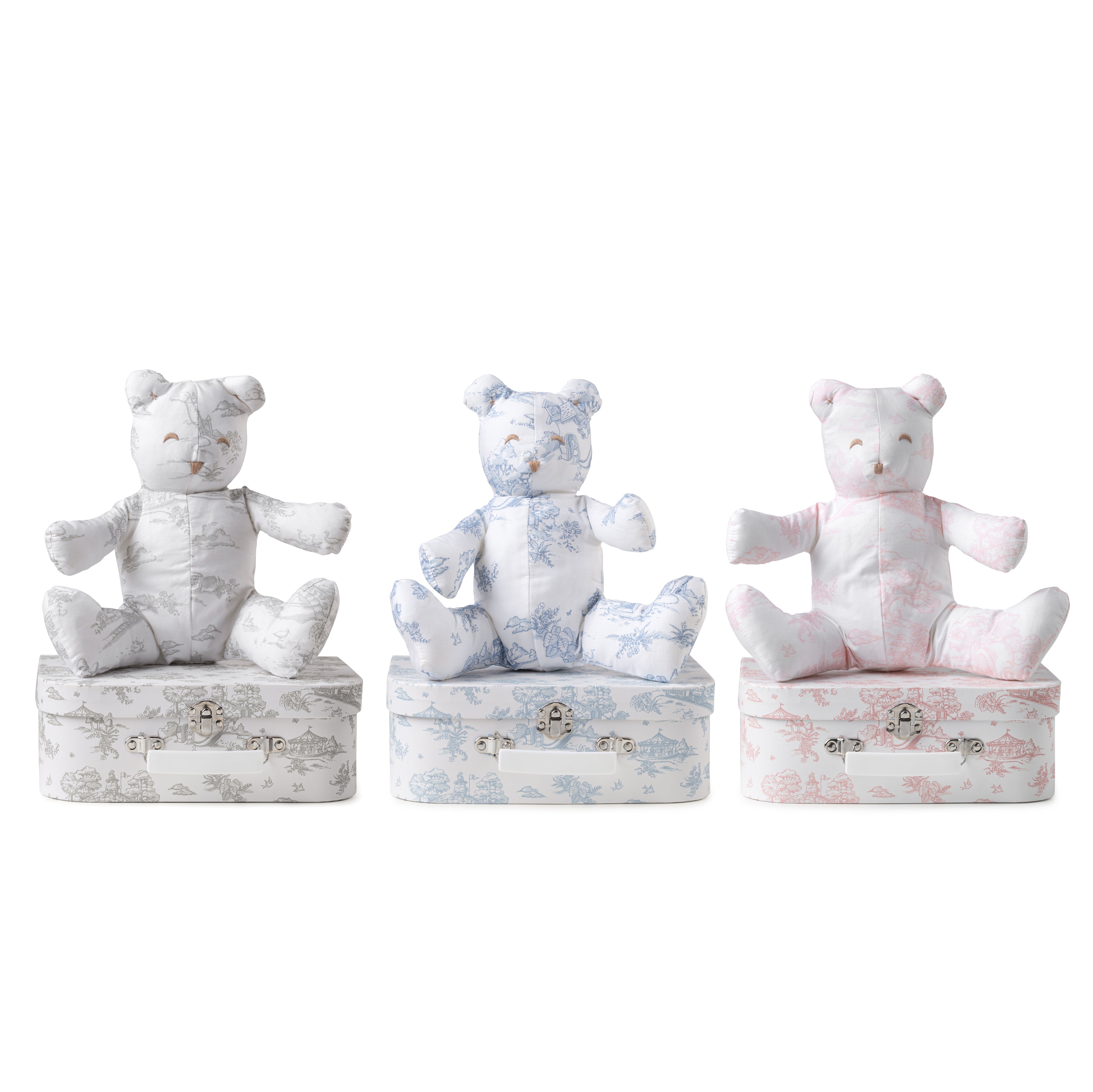 Toile Bear & Keepsake Box