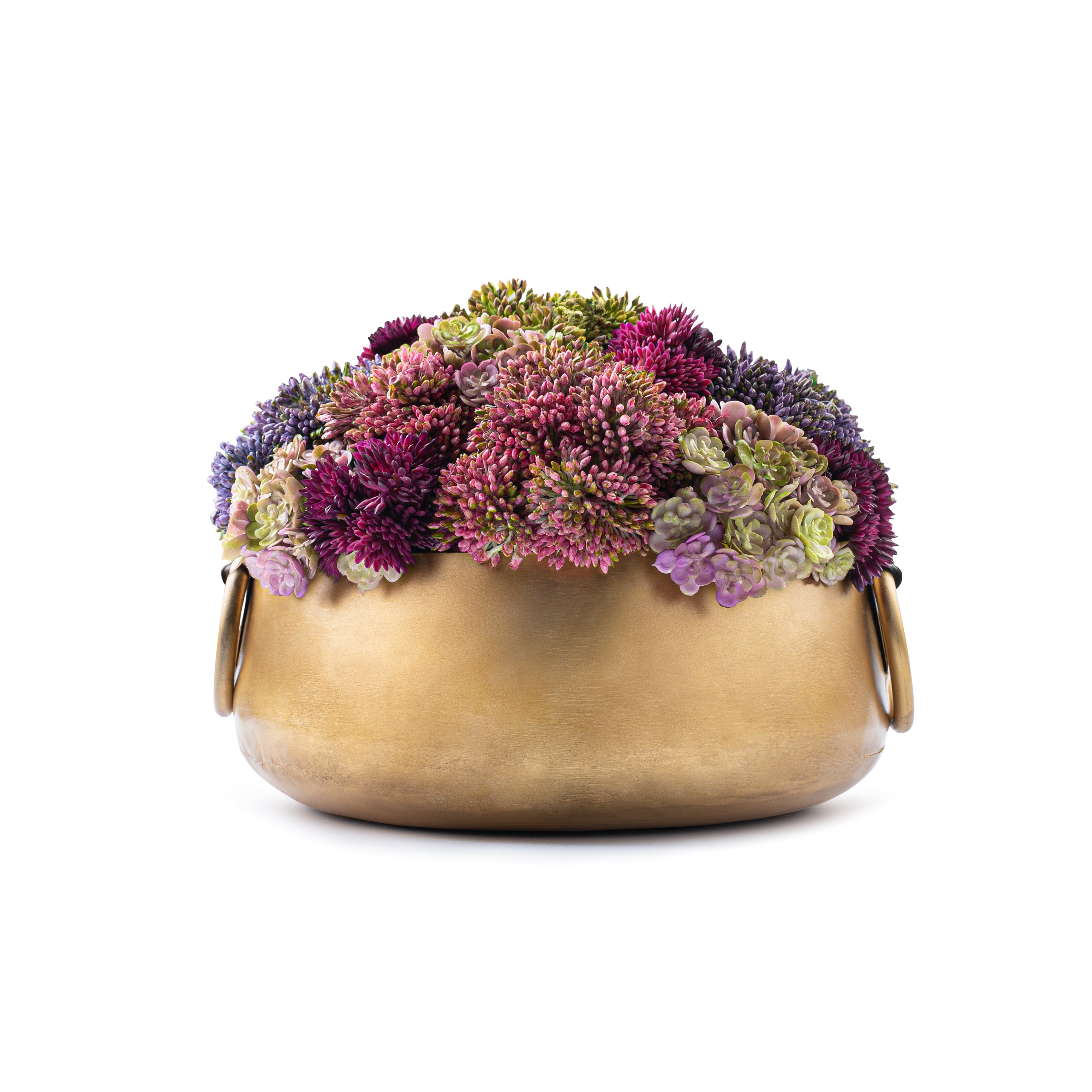 DH Gold Handle Floral Pot