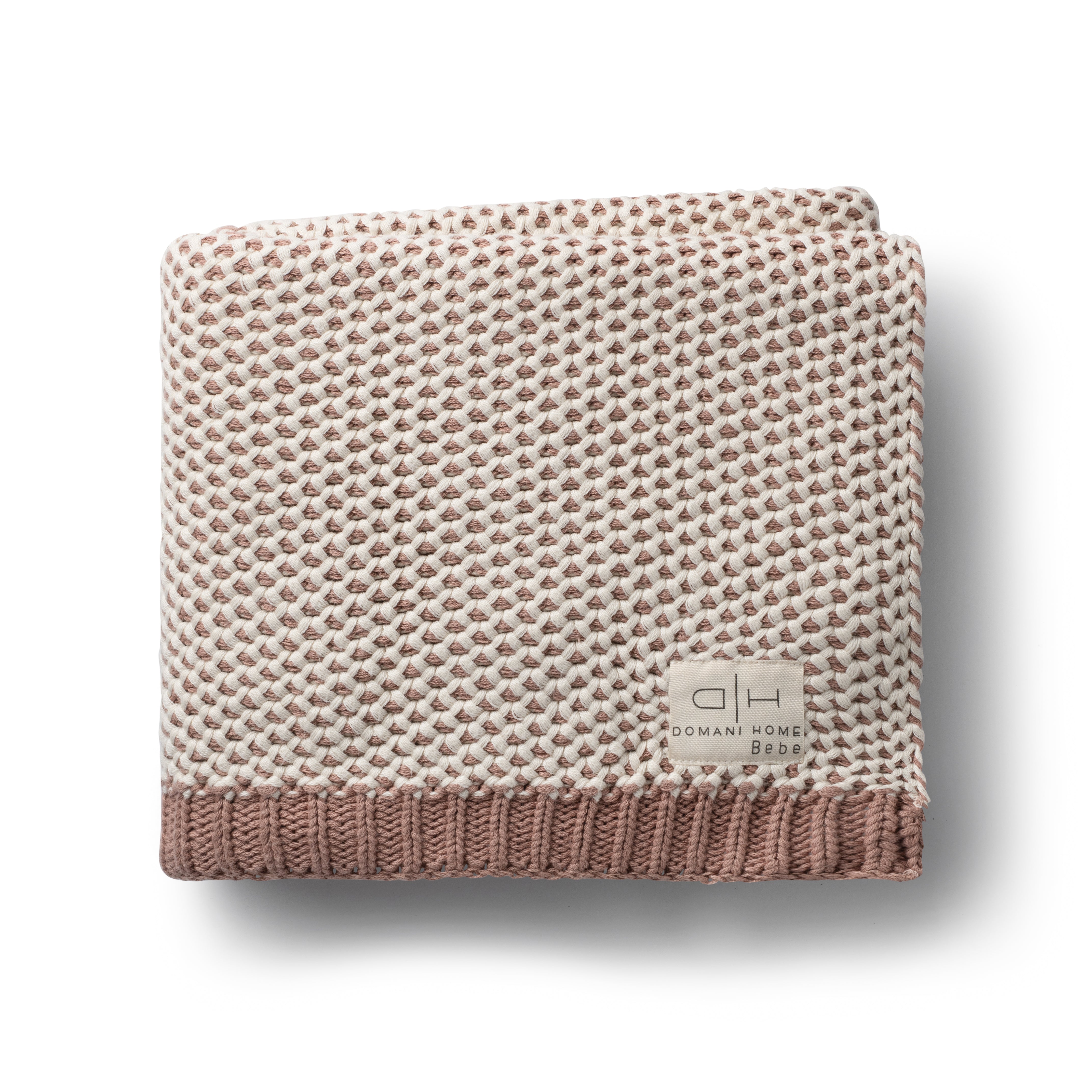 DH Honeycomb Blush Baby Blanket