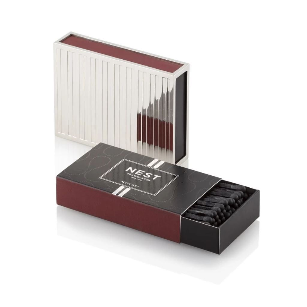 Nest Silver Matchbox Holder Set