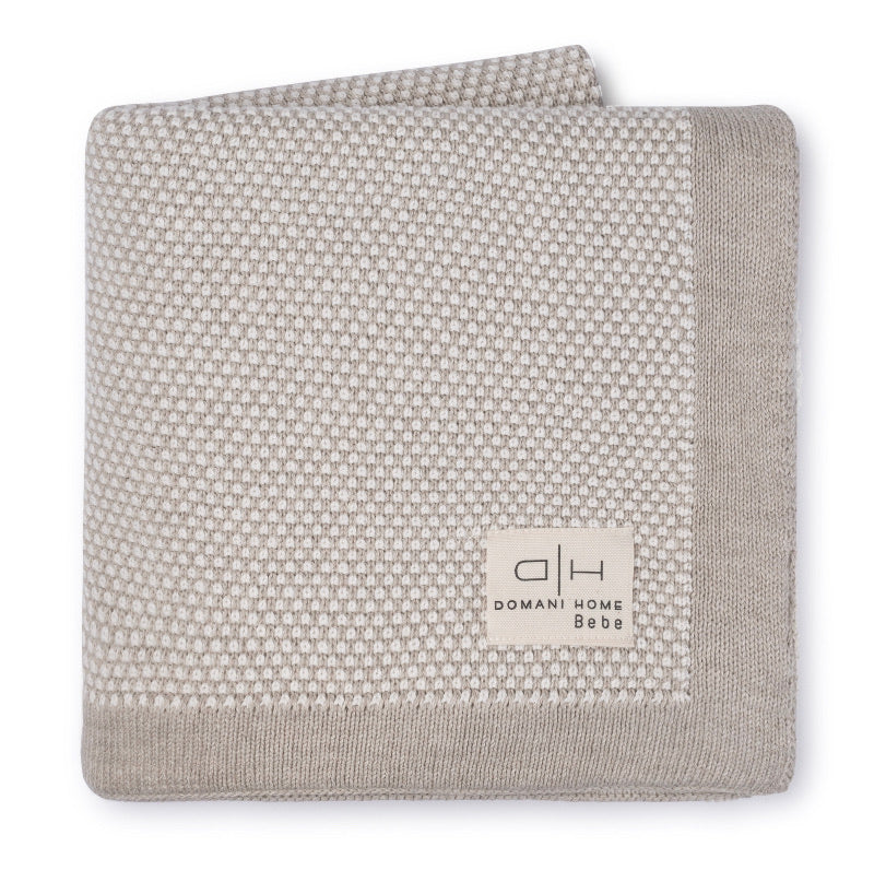 DH Stipple Light Beige Baby Blanket