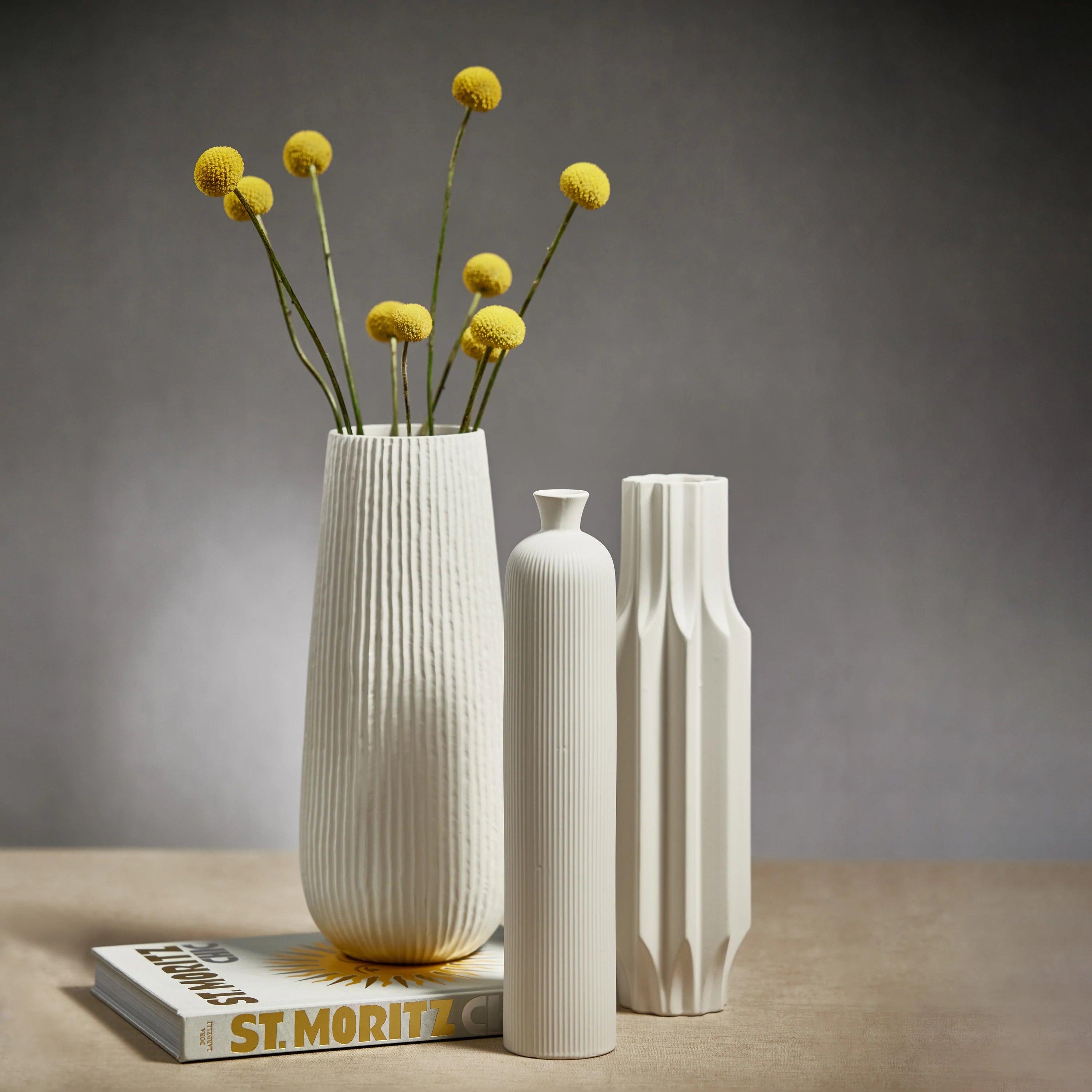 Izu Tall Ceramic Vase