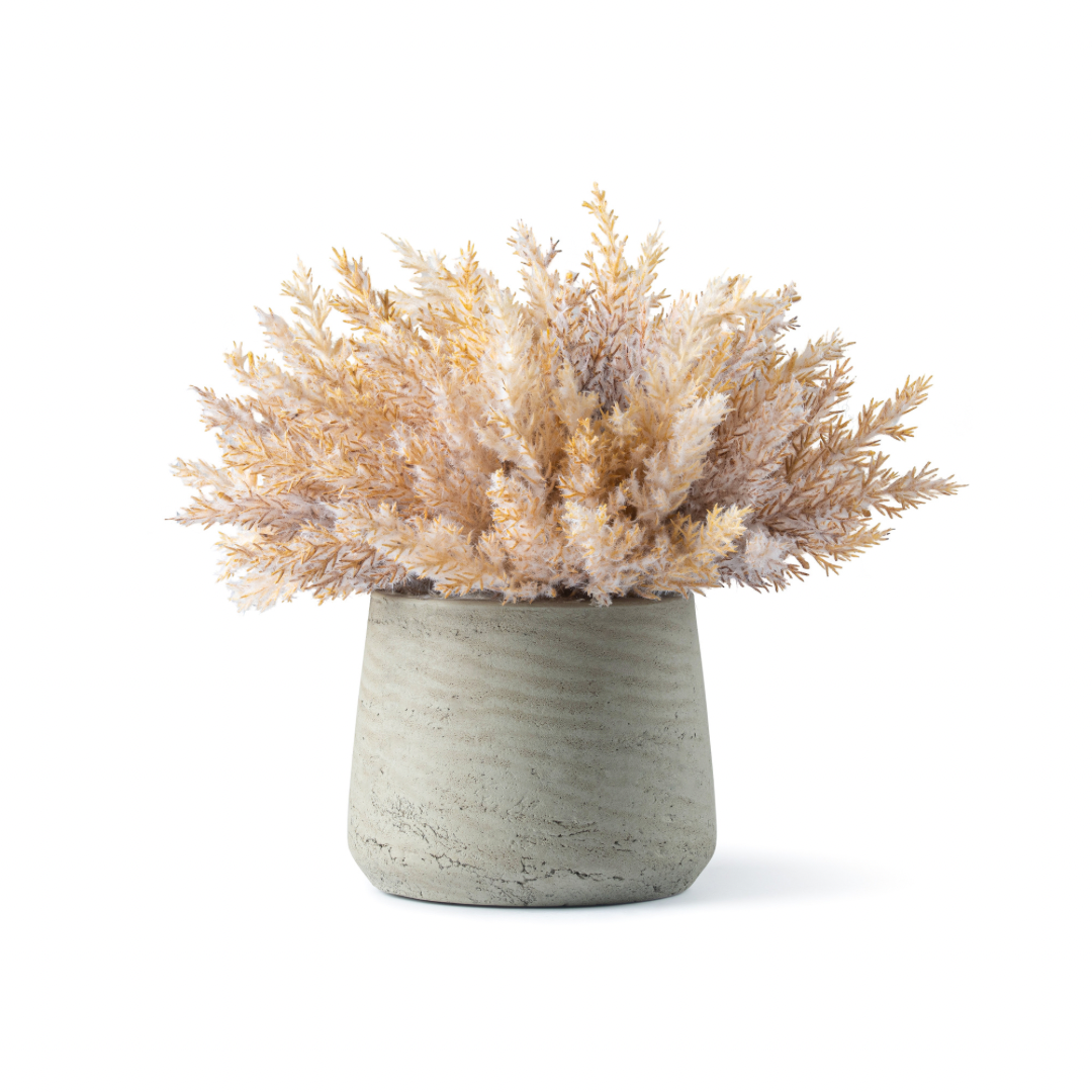 DH Patt Beige Pampas Pot