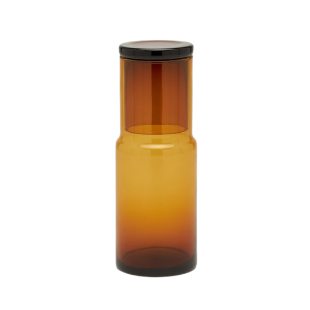 Faro Hand Blown Glass Carafe Vase