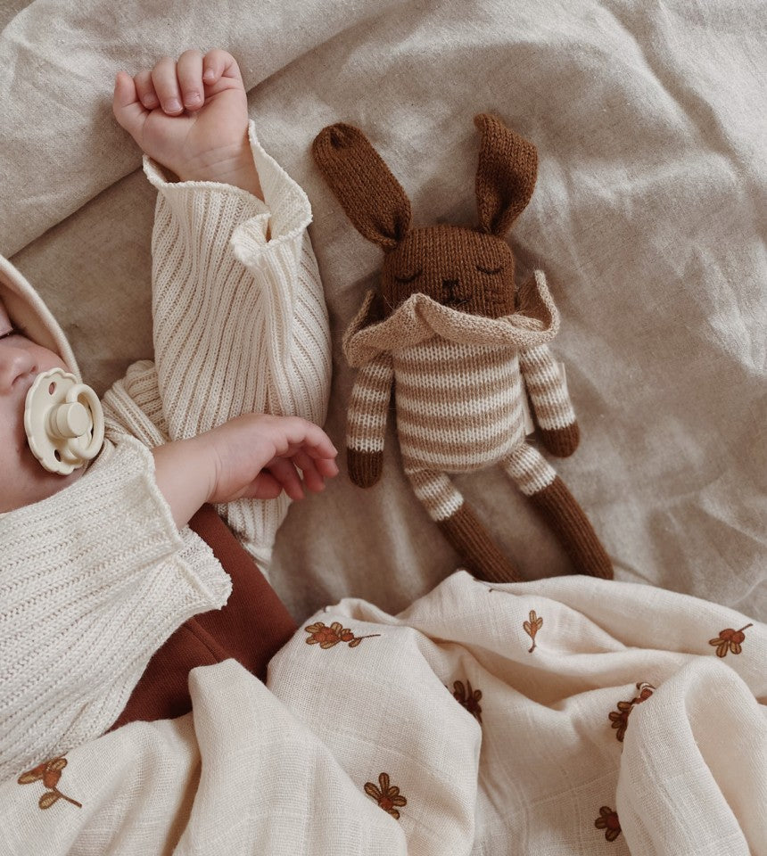 Sand Striped Romper Bunny