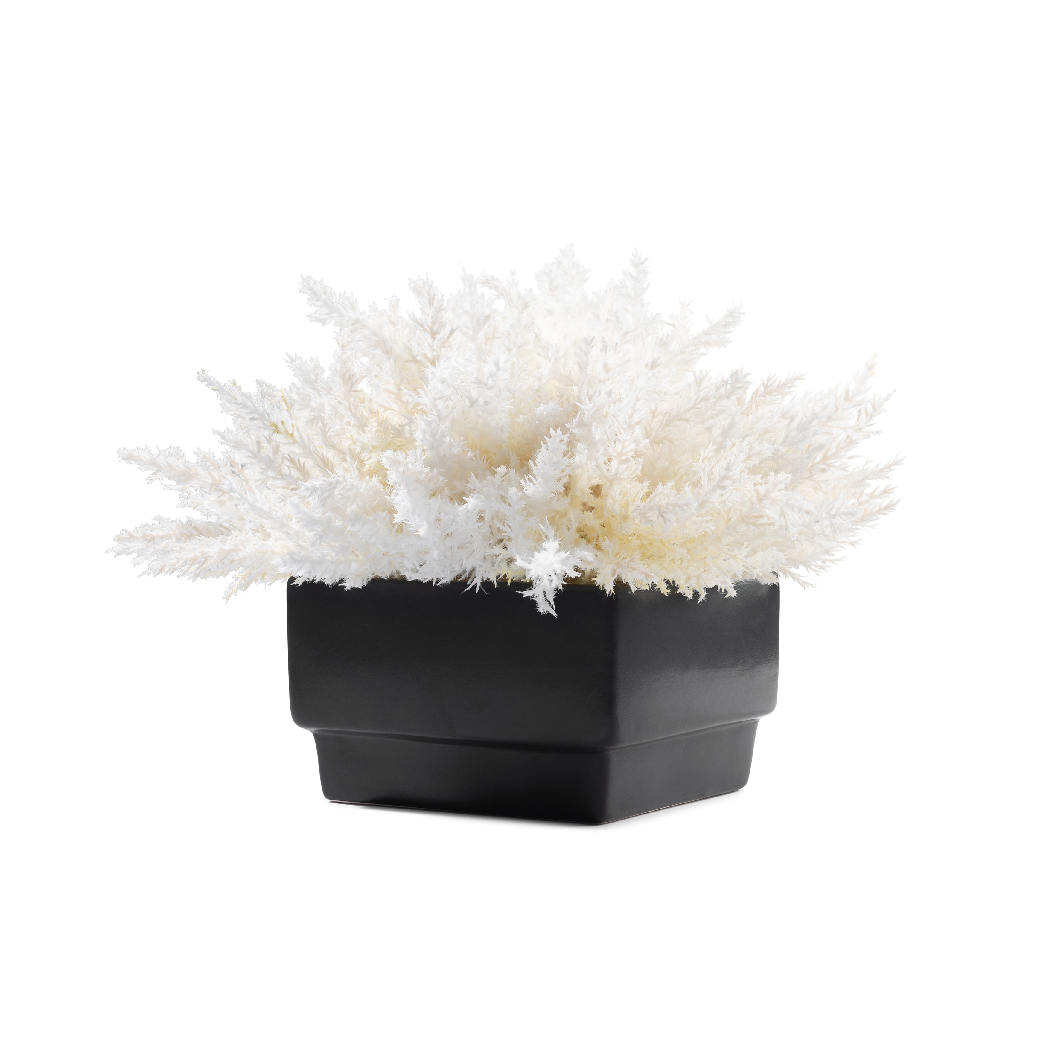 DH Square Pampas Floral Pot