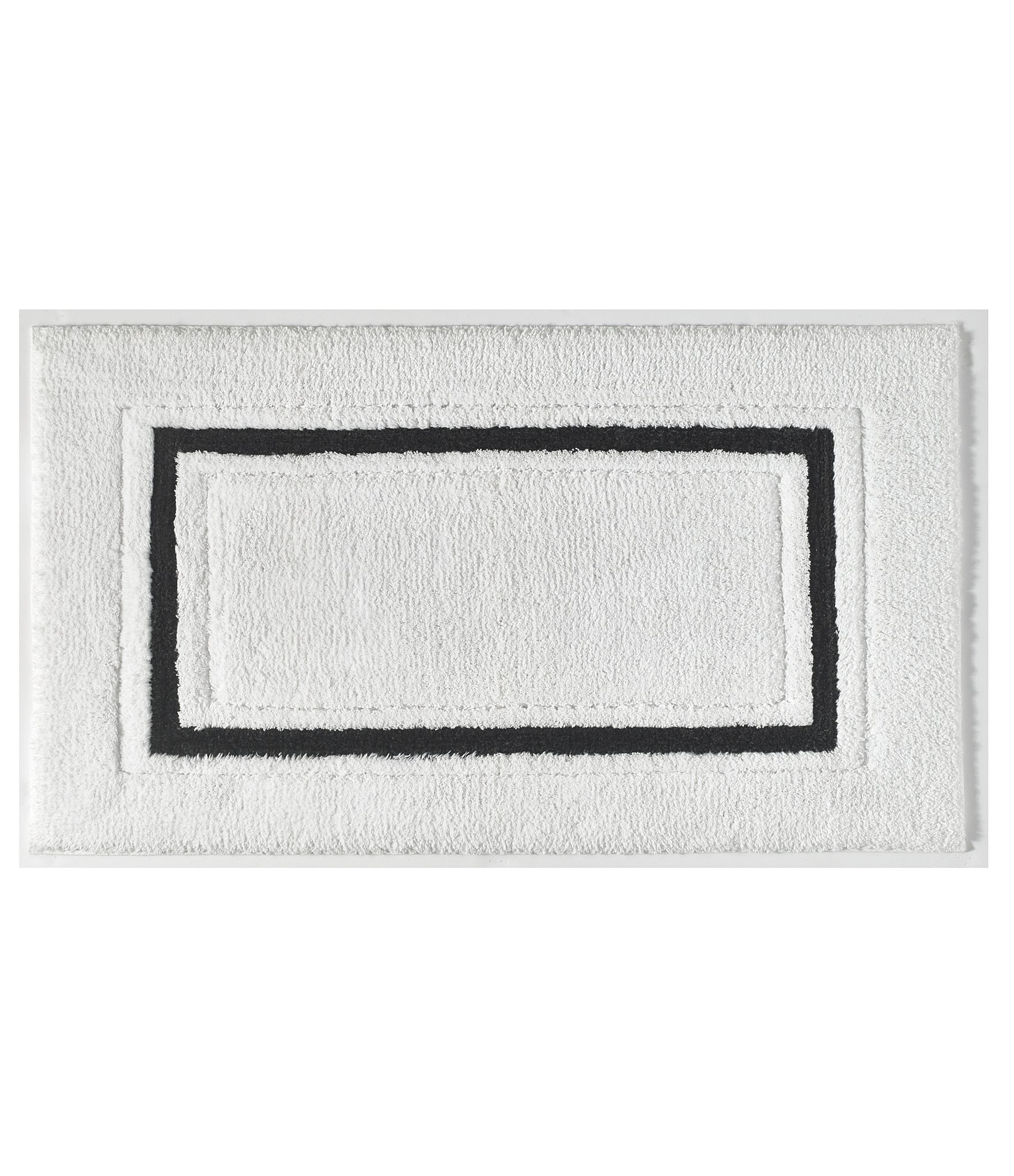 Kassatex Black Framed Bath Mat