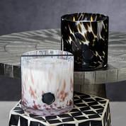 Opal Glass Three Wick Candle