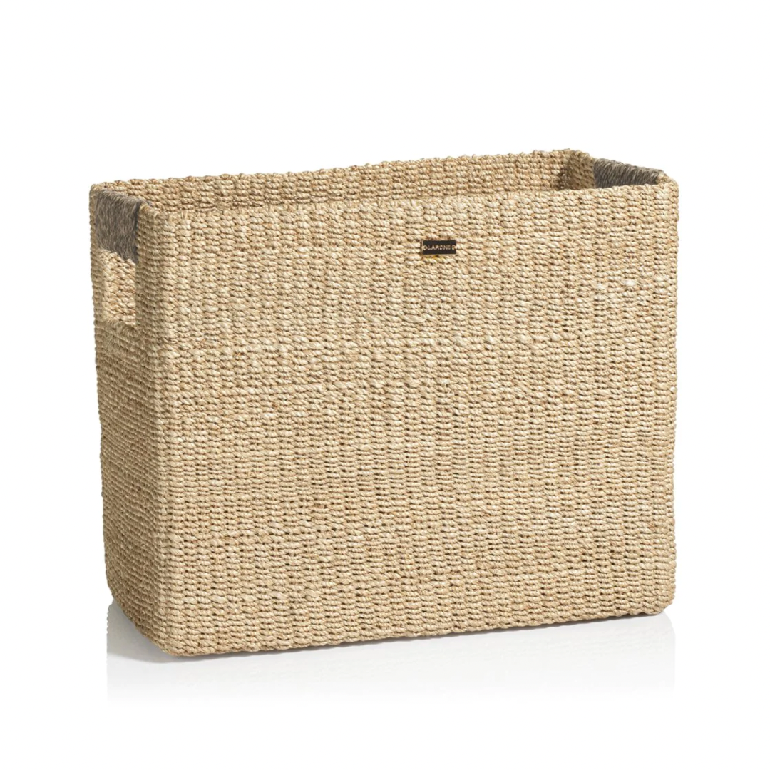 Alex Rectangular Abaca Magazine Basket