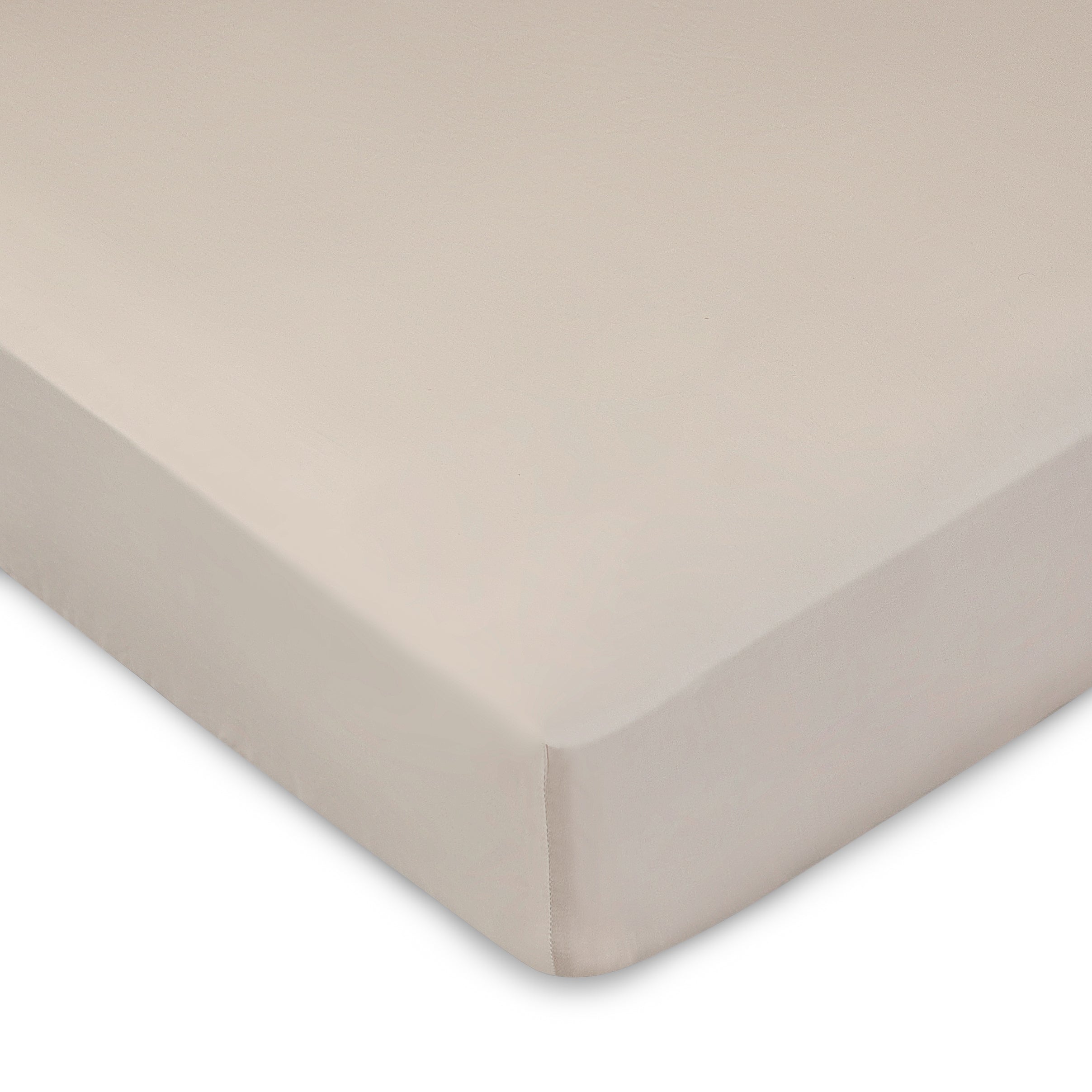 DH Premium Taupe Sateen Crib Sheet