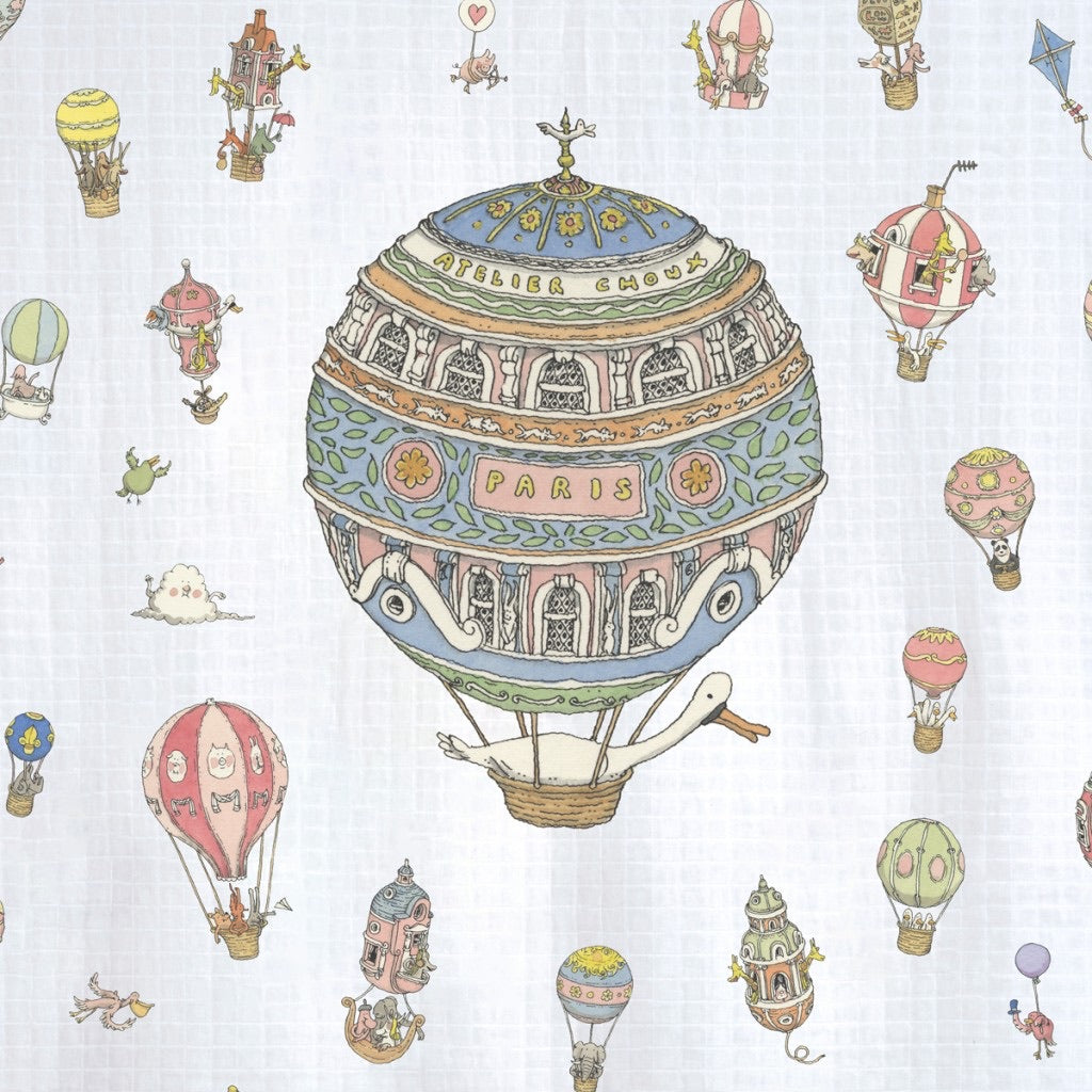 Atelier Choux Baby Hot Air Balloons Crib Duvet