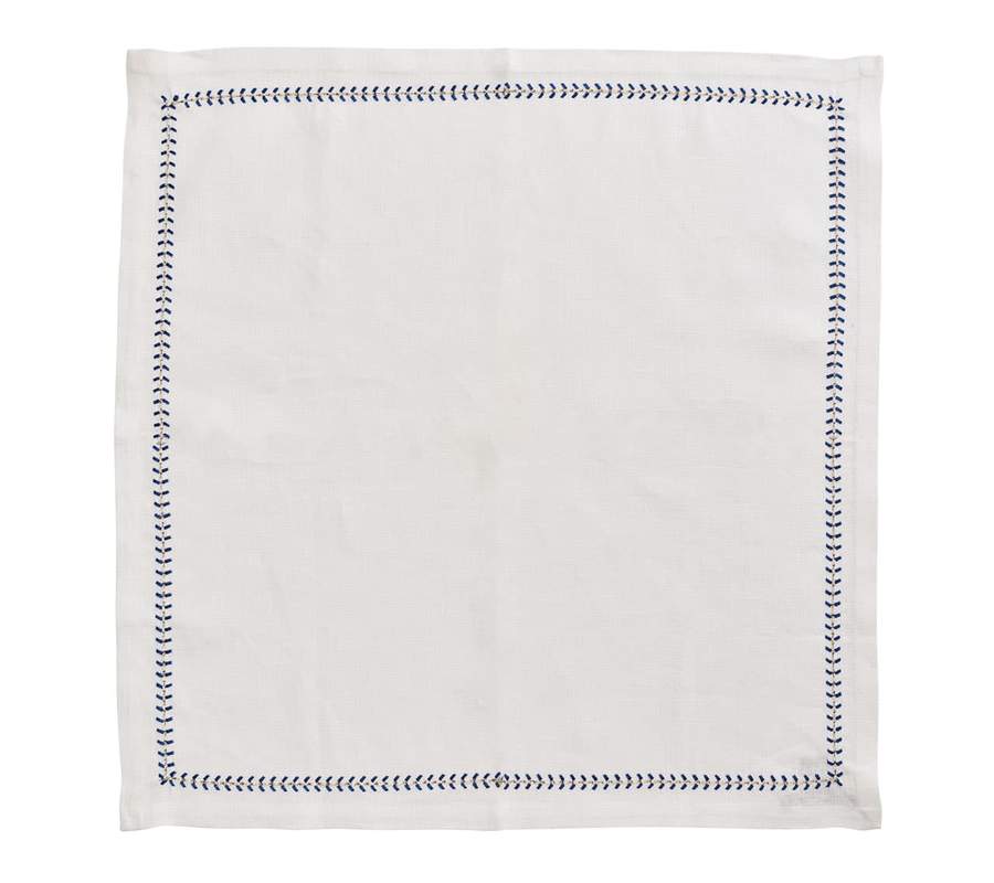 Herringbone Cobalt Napkin