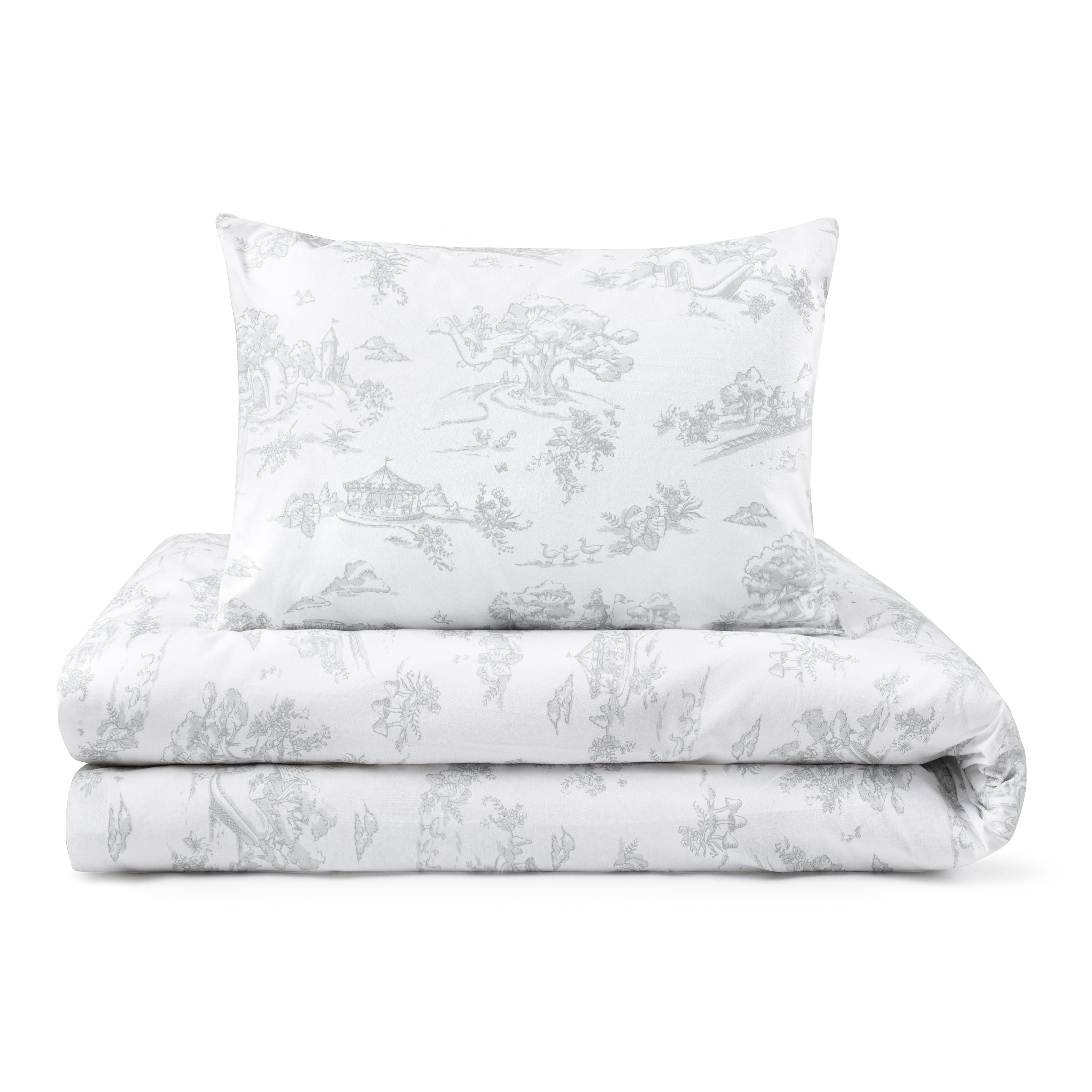 DH Toile Crib And Toddler Duvet