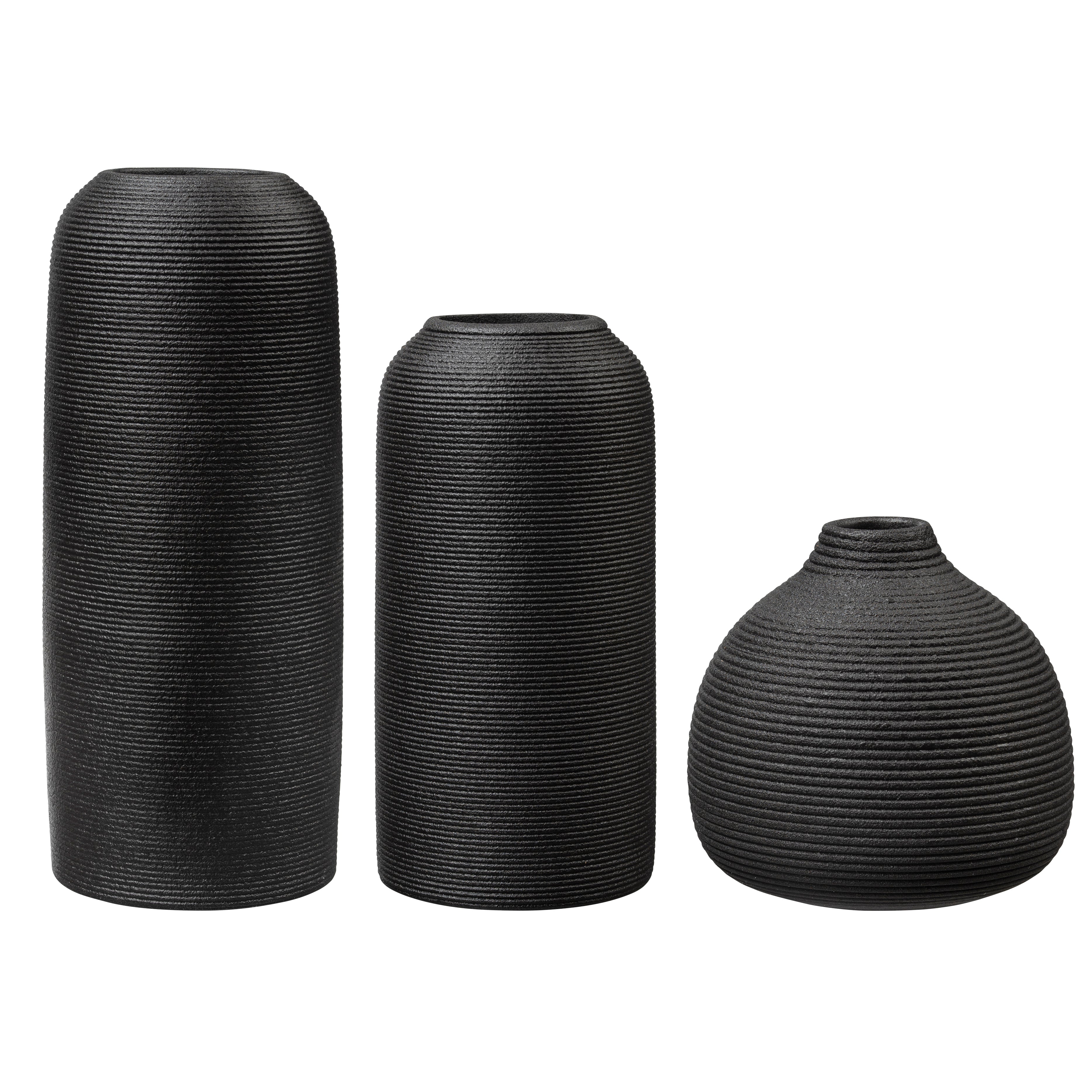 Black Matte Vase