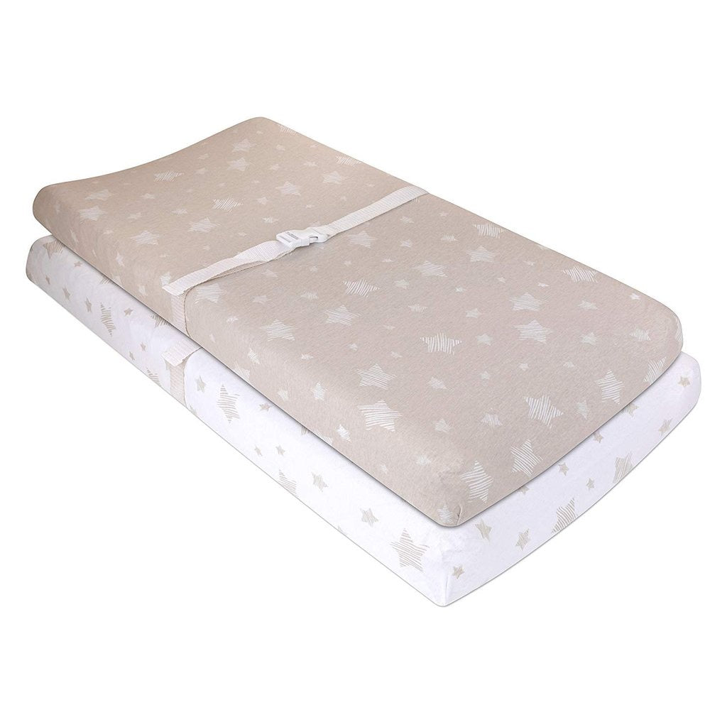 Drawn Stars Changing Pad Cover Set