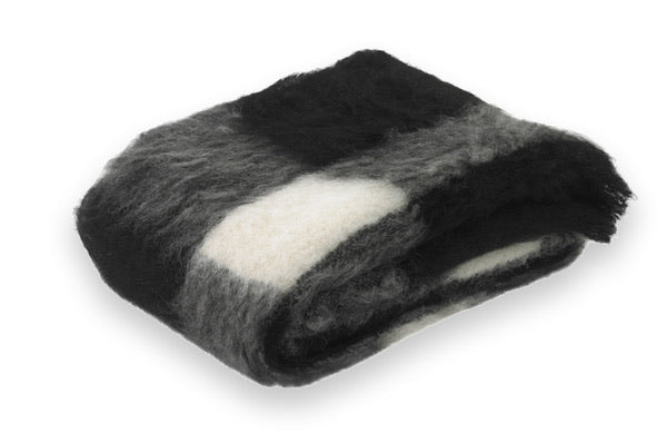 Friesian Plaid Brushed Alpaca Throw