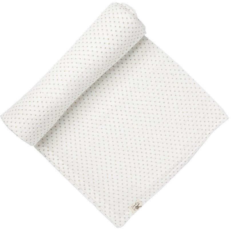 Pin Dot Grey Swaddle