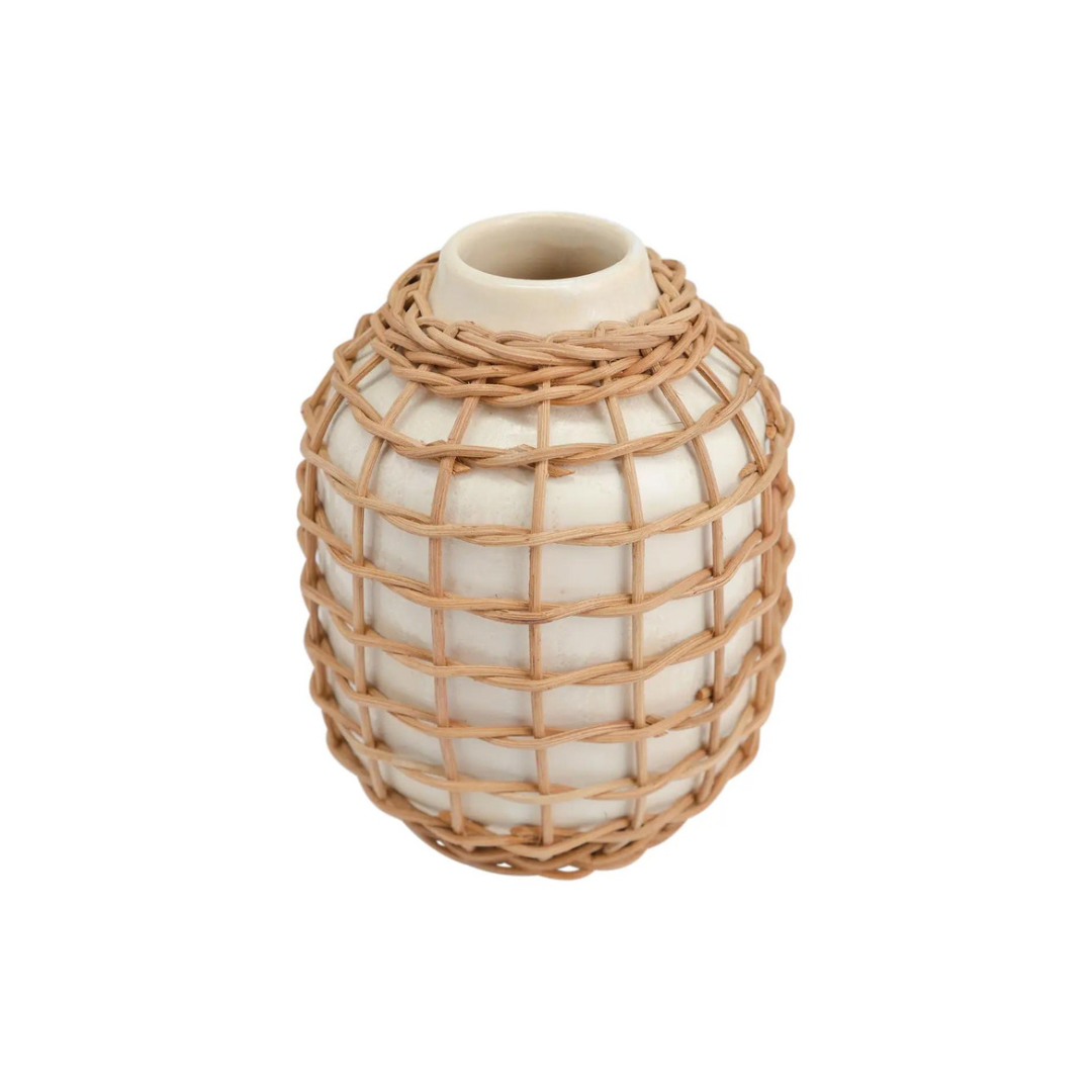 Rattan Vase