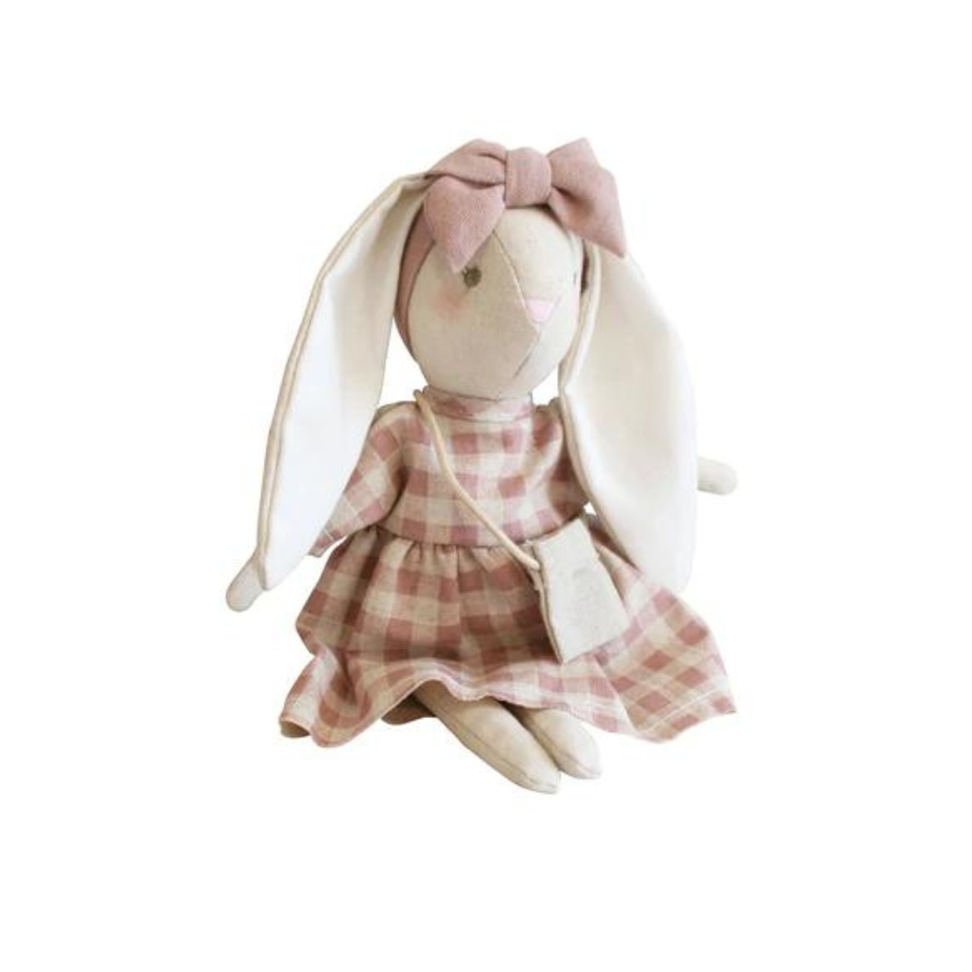 Sofia Mini Rose Check Bunny