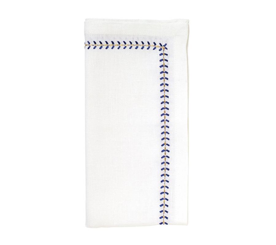 Herringbone Cobalt Napkin