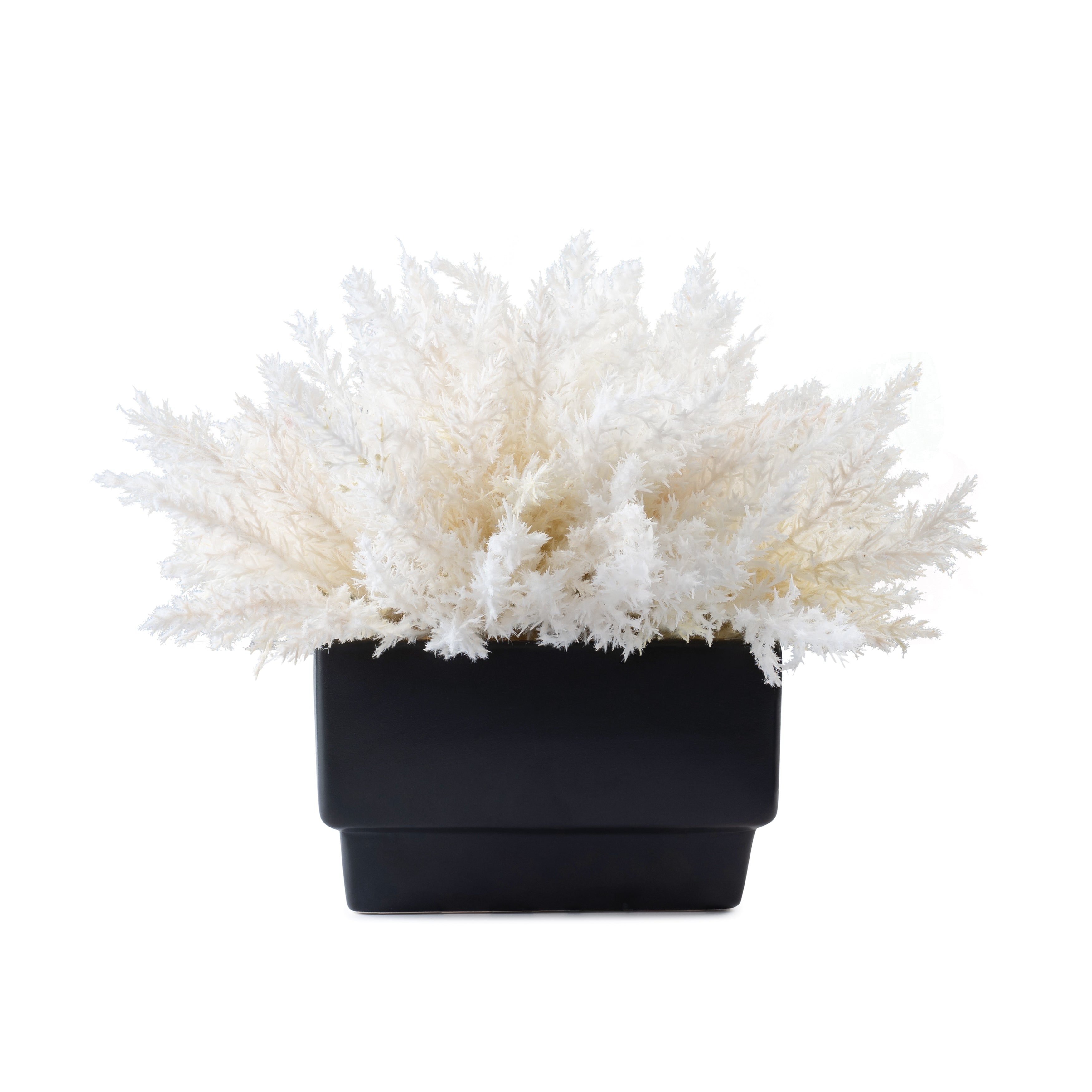 DH Square Pampas Floral Pot