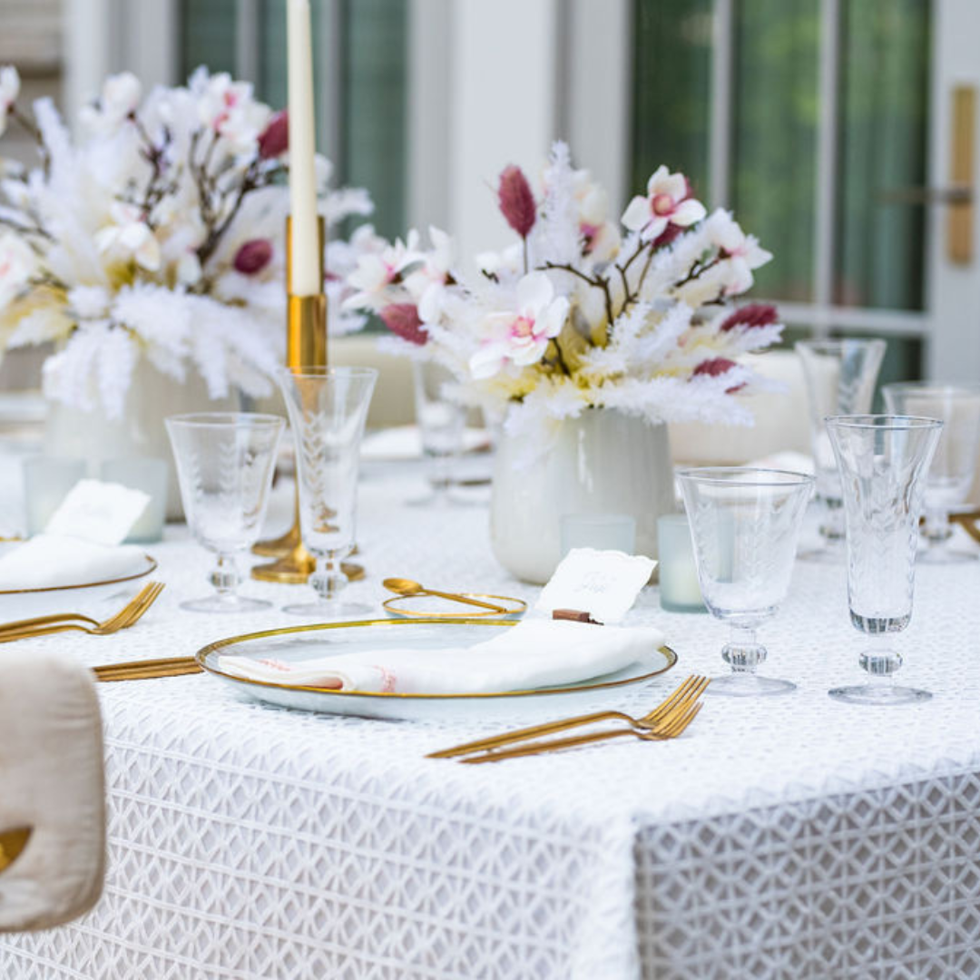 Diamond Lace Tablecloth