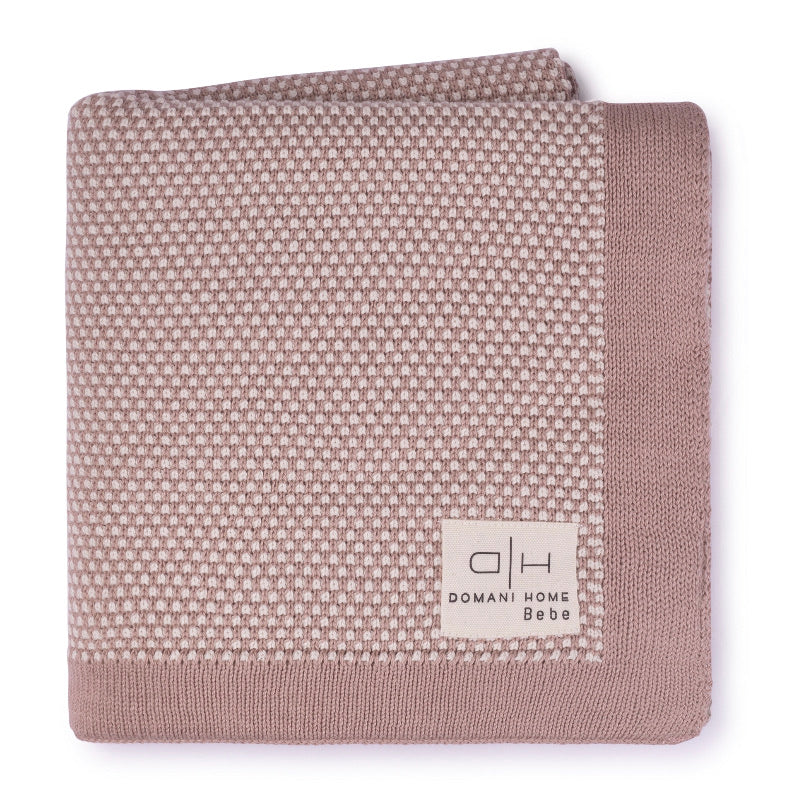 DH Stipple Pale Pink Baby Blanket