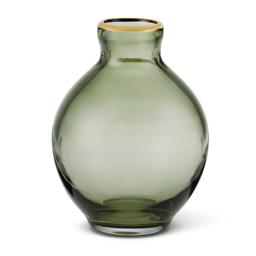 Aerin Sancia Plum Glass Vase