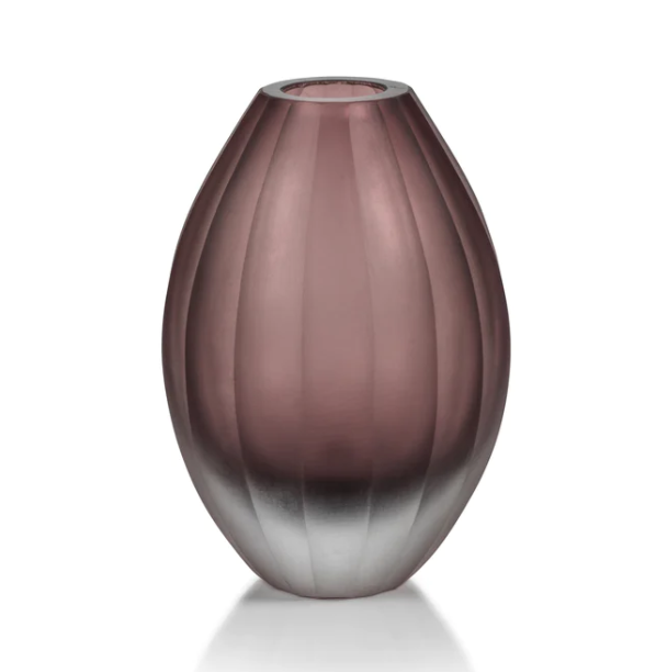 Milano Cut & Frosted Vase